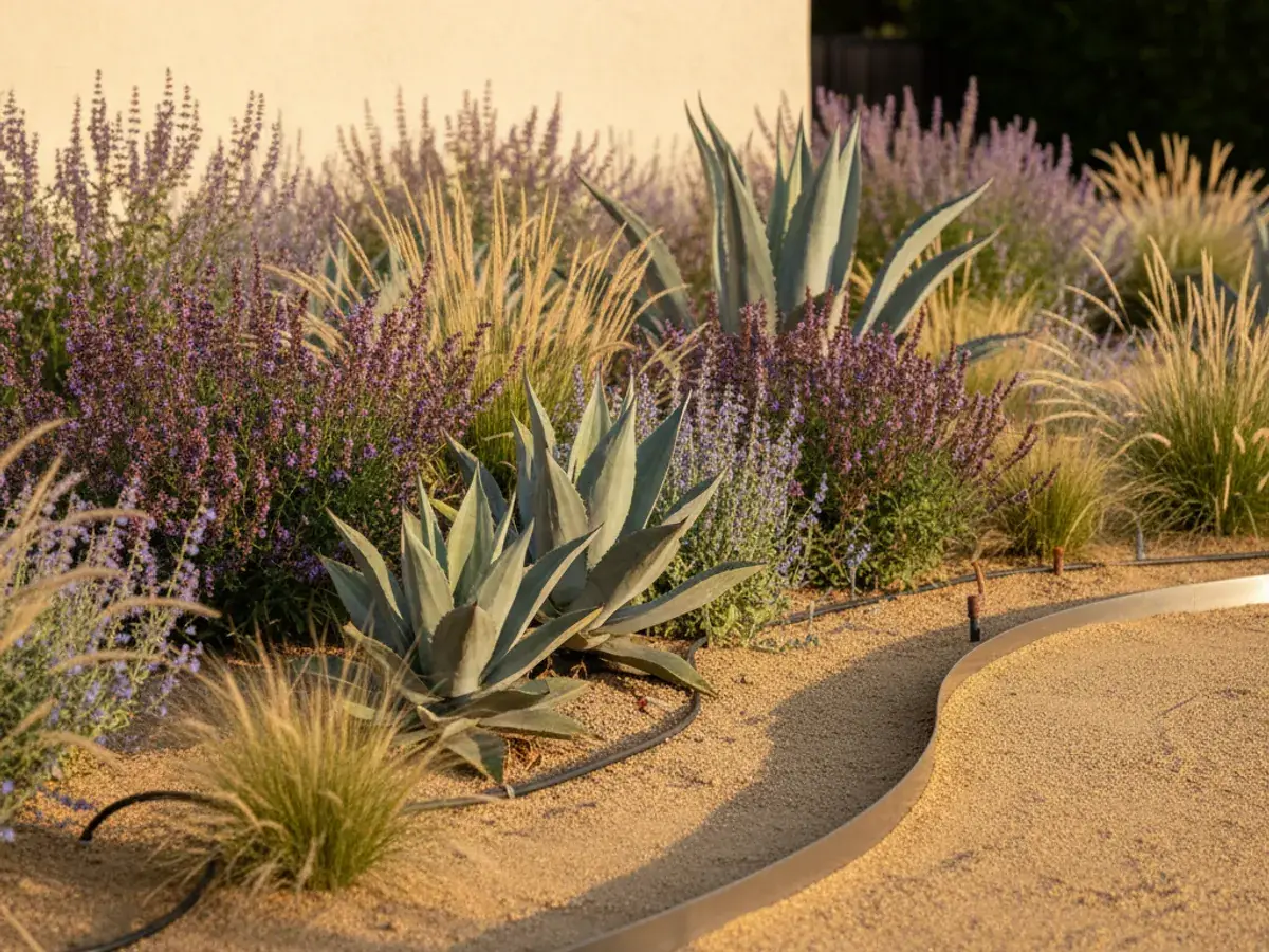 Drought Design detail work by a licensed landscaper in Scripps Ranch, CA