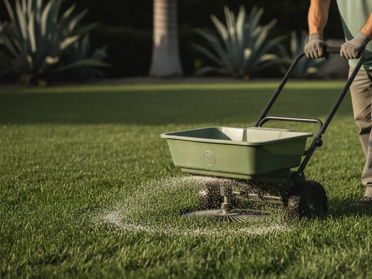 Fertilization detail work by a licensed landscaper in Tierrasanta, CA