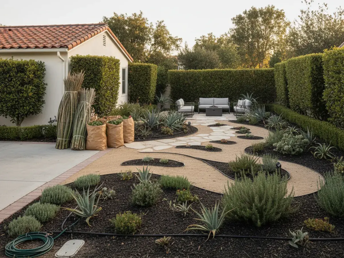 Seasonal detail work by a licensed landscaper in Scripps Ranch, CA