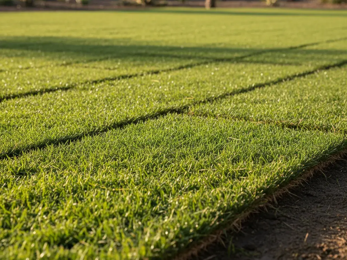 Sod Install detail work by a licensed landscaper in Palomar Mountain, CA